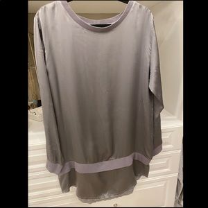 🛍️RtA Silk drop waist dress with frayed hem, medium